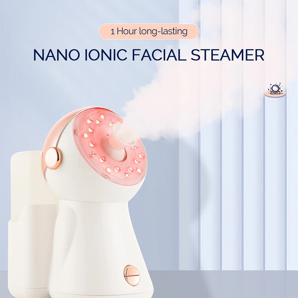 Gold Glow Nano Misting Comprehensive Facial Spa with 7 Light Color Therapies
