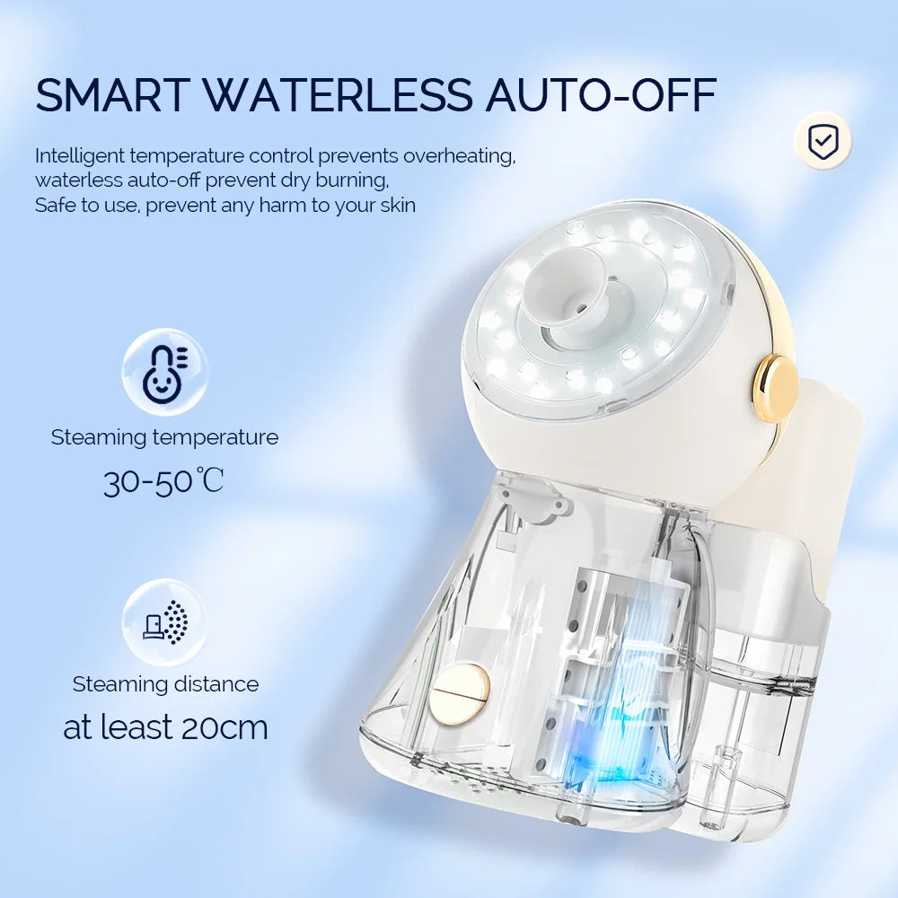 Gold Glow Nano Misting Comprehensive Facial Spa with 7 Light Color Therapies