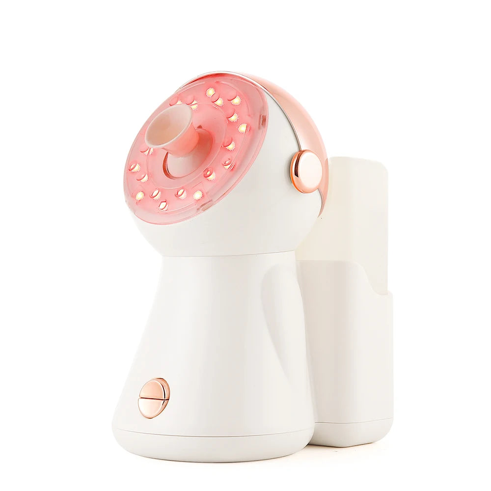 Rose Gold Glow Nano Misting Facial Spa with 7 Light Color Therapies